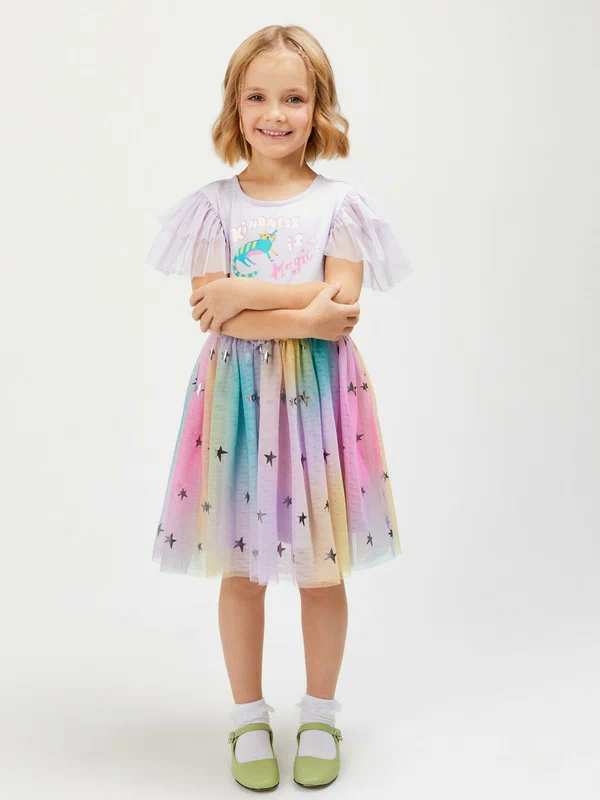 Платье Acoola, размер 122, фиолетовый